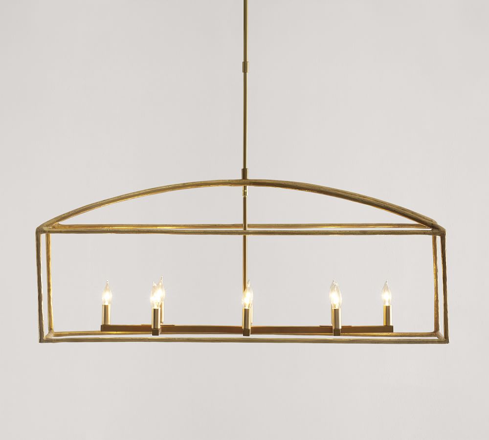 Fallon Forged Iron Linear Chandelier