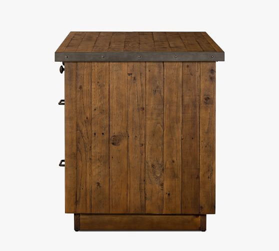 pottery barn reclaimed wood desk