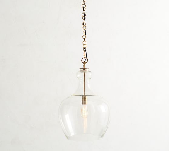 pottery barn large pendant light