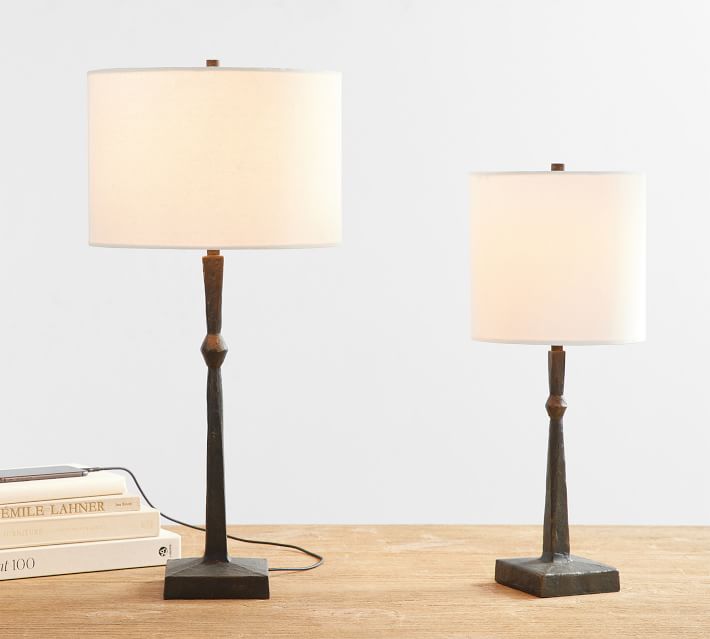 pottery barn branch lamp