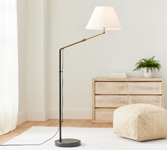 pottery barn adjustable floor lamp