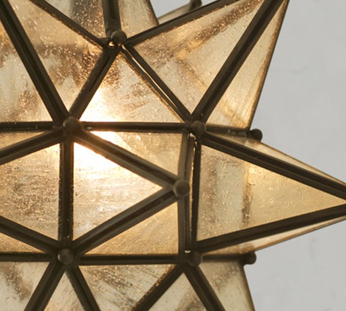 pottery barn olivia star pendant