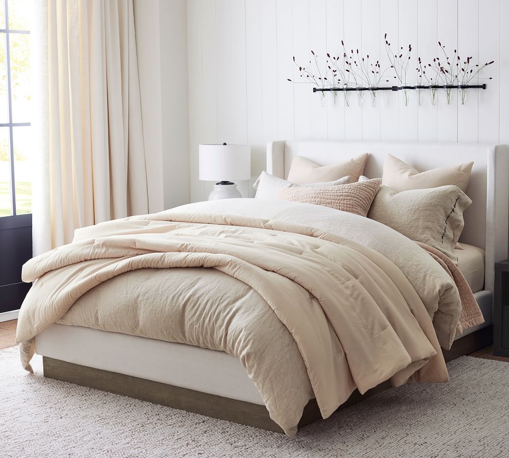 Dream Brushed Cotton Comforter | Pottery Barn