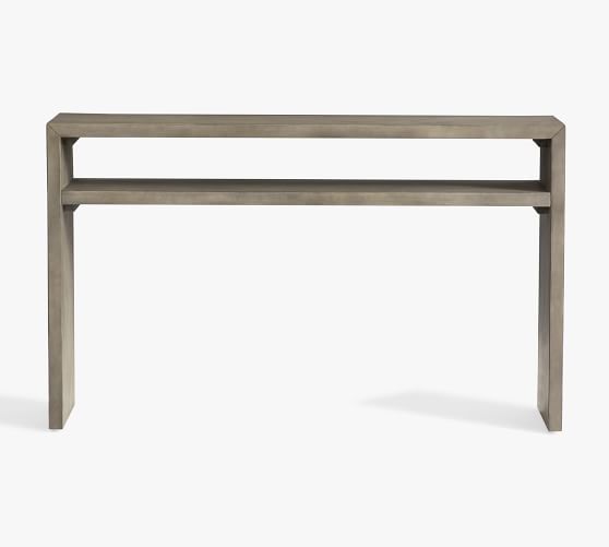 narrow outdoor console table