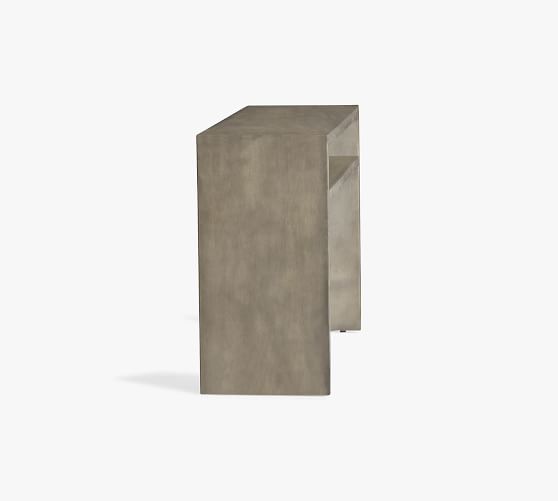 concrete waterfall console table