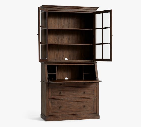 secretary desk with hutch pottery barn