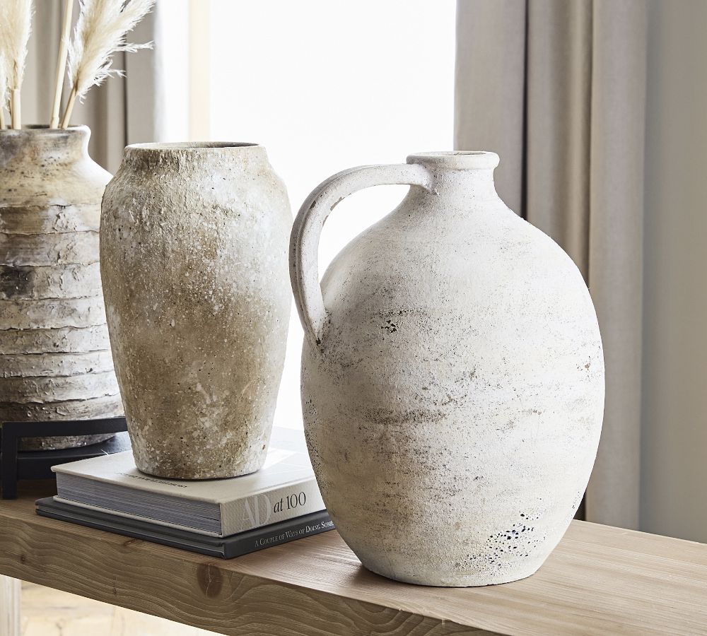 artisan handcrafted terracotta vases