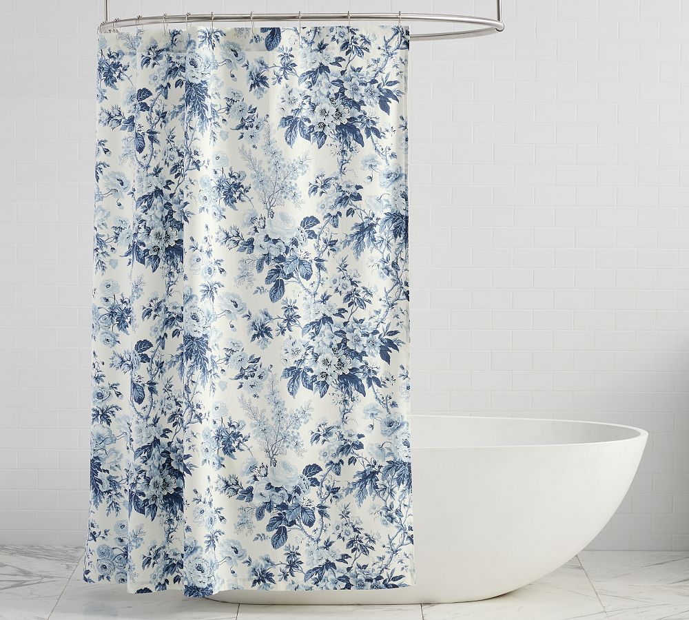 Garden Floral Shower Curtain Pottery Barn