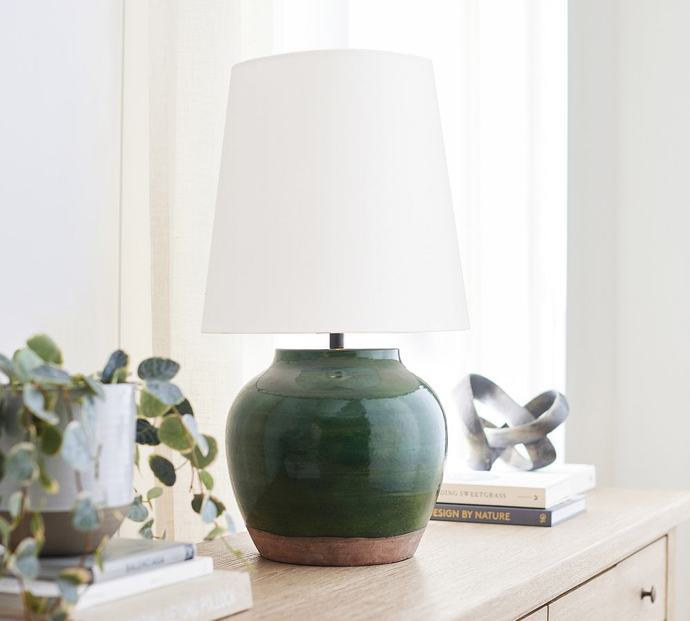 vis Reorganiseren Beschrijvend Miller Ceramic Bedside Lamp | Pottery Barn