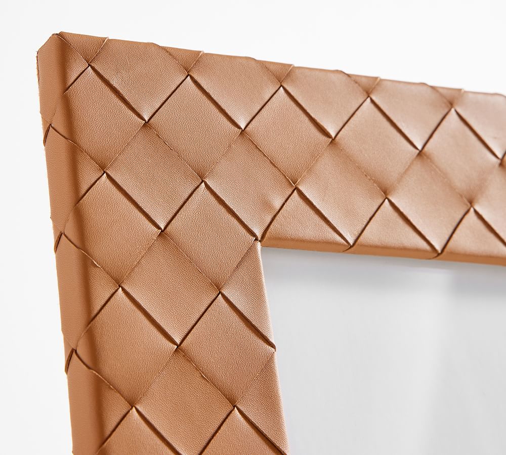 Lather Frame Woven Leather Frames | Pottery Barn
