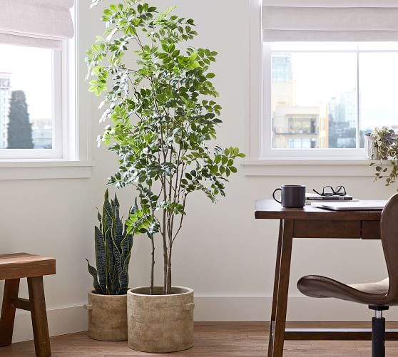 fake potted trees for indoors