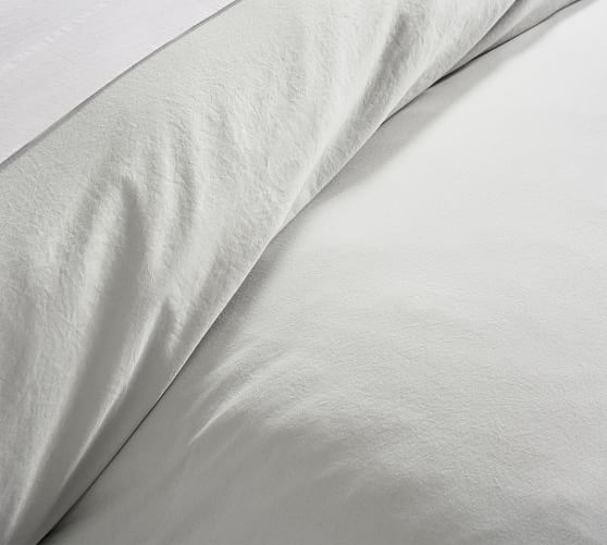 Dream Brushed Organic Cotton Duvet Cover Pottery Barn