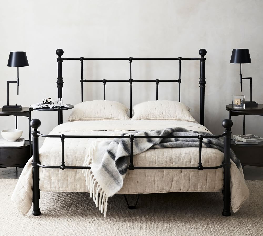 Mendocino Metal Platform Bed | Pottery Barn