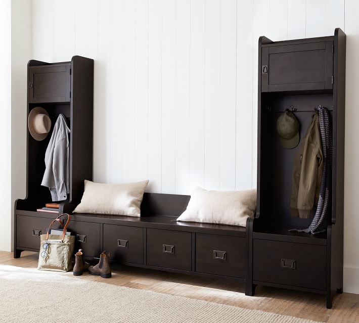 Wade 3Piece Hall Tree & Entryway Bench Set Pottery Barn