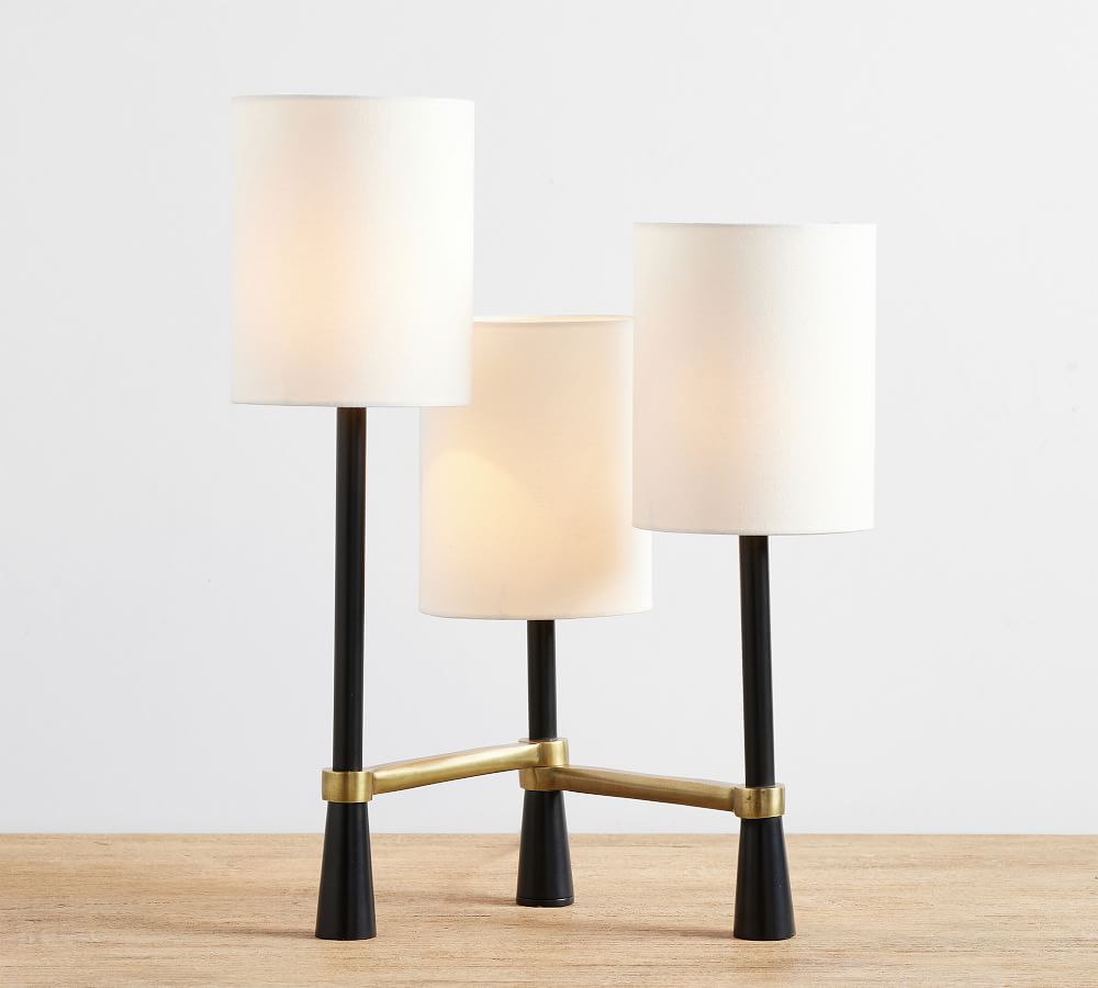 3 light table lamp