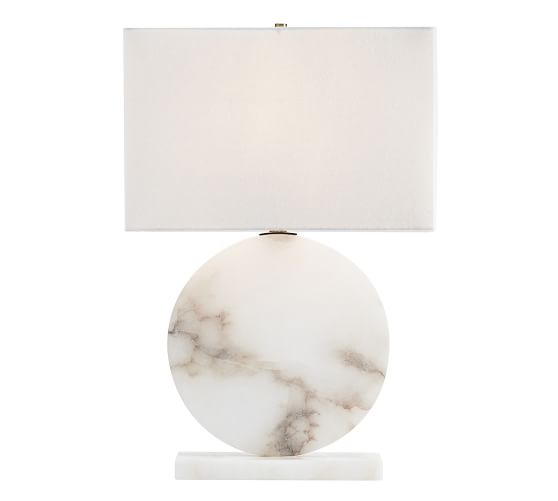 pottery barn alabaster lamp