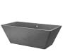 Brayson 66" Handcrafted Freestanding Concrete Bathtub | Pottery Barn