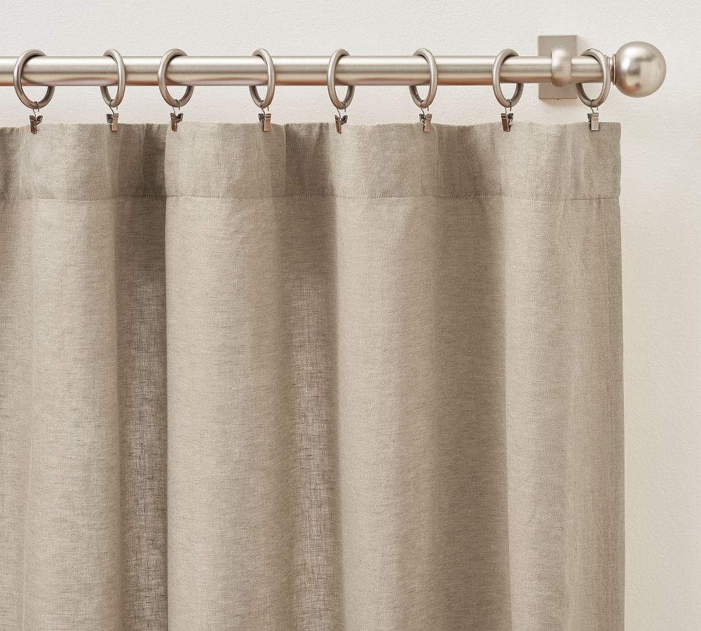 Belgian Flax Linen Curtain | Pottery Barn