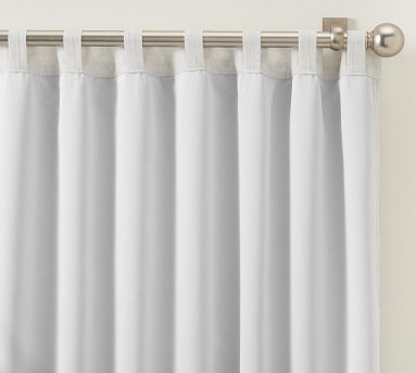 Brixton Textured Blackout Curtain - Set of 2 | Pottery Barn