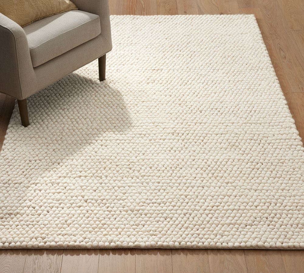 Zane EcoFriendly Handwoven Textured Rug Pottery Barn
