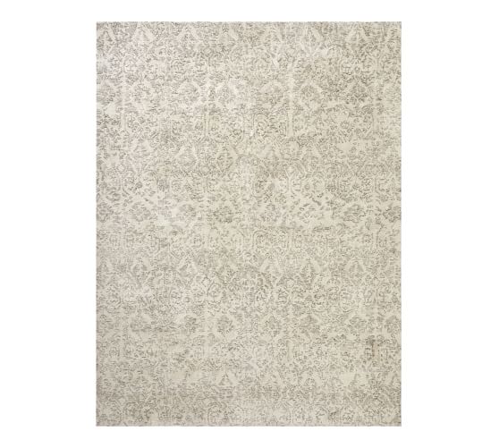 White Wool Rug Pottery Barn