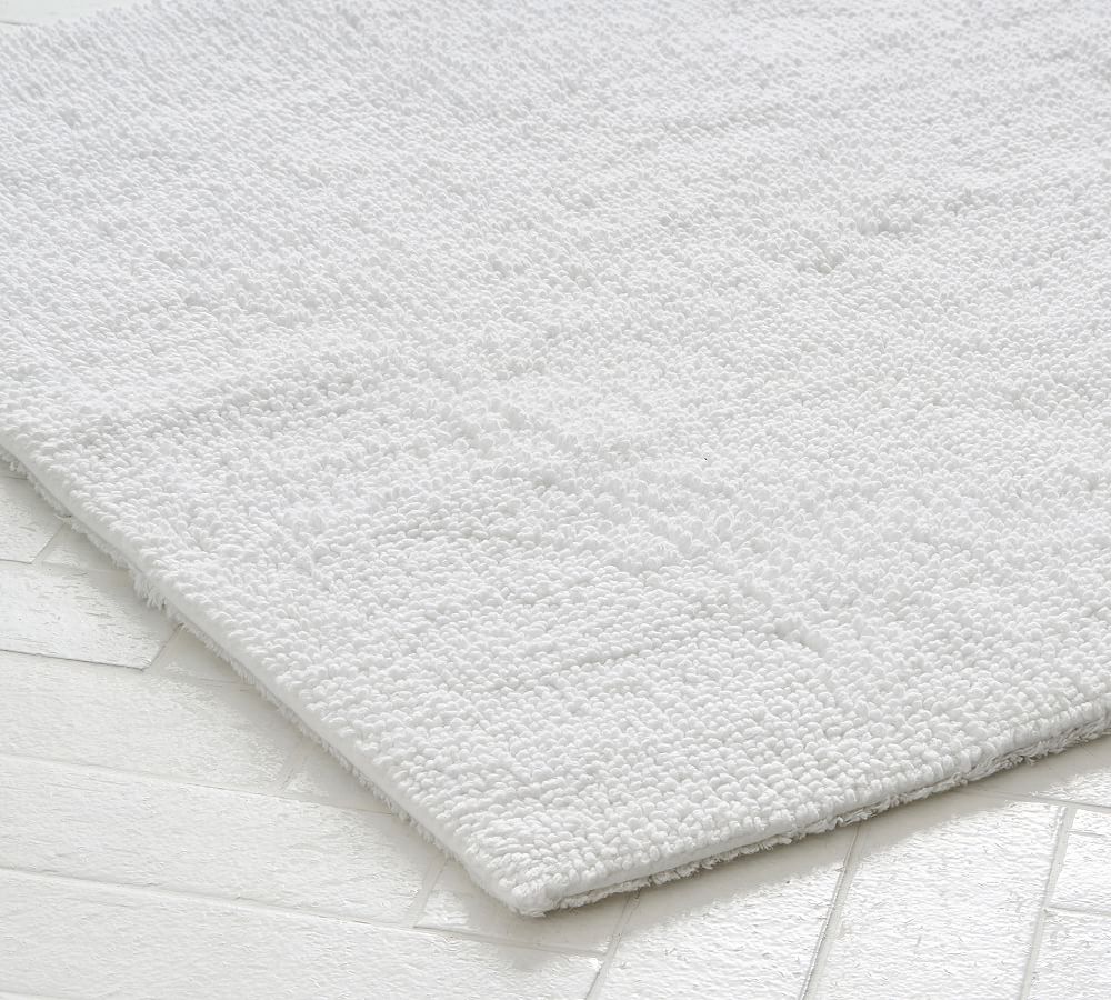 Classic Orangic Loop Bathroom Rug - Double Wide | Pottery Barn
