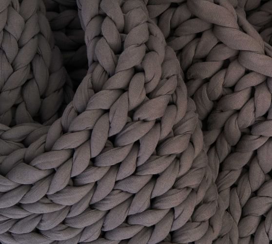 Bearaby Organic Cotton Napper Weighted Blanket Pottery Barn