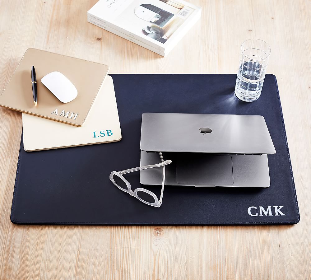 Classic Leather Desk Blotter Pottery Barn