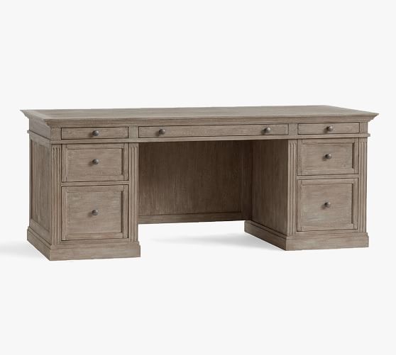 livingston executive desk pottery barn