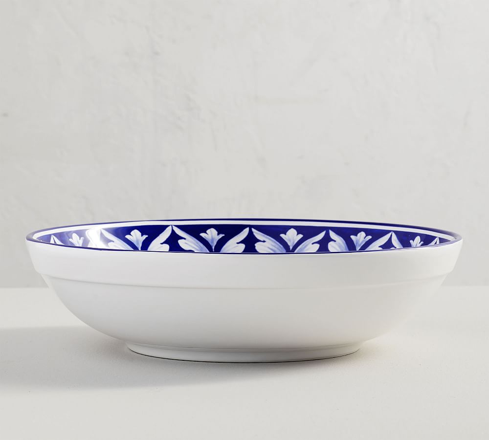 Nova Deruta Ceramic Serving Bowl Pottery Barn