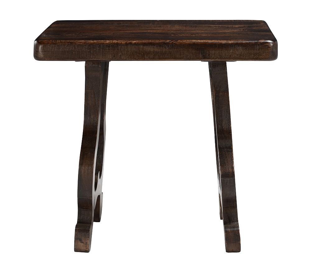 Madison Reclaimed Wood End Table Pottery Barn