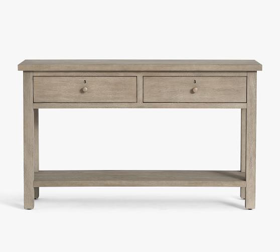 pottery barn farmhouse console table