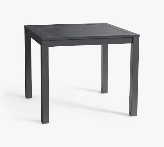 metal square patio table