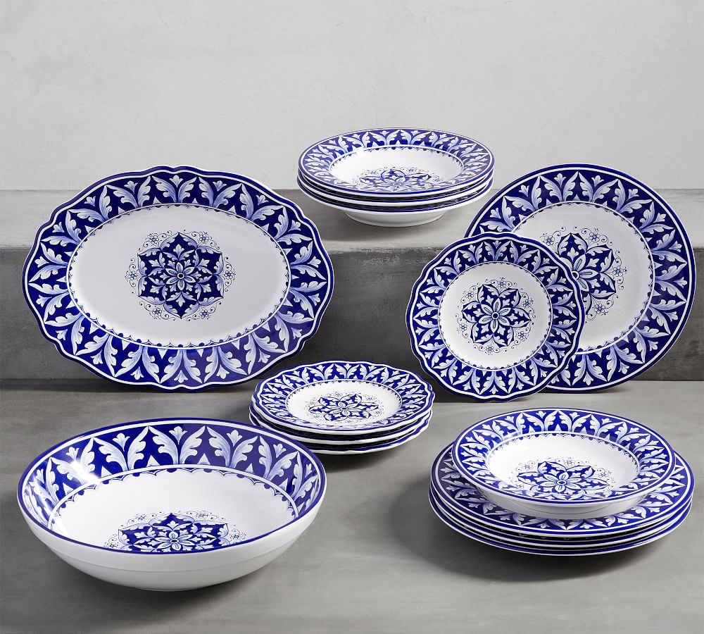 Nova Deruta Ceramic Dinnerware Collection | Pottery Barn