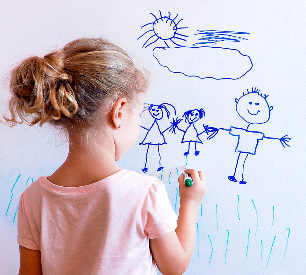 Dry Erase Removable Wallpaper Pottery Barn