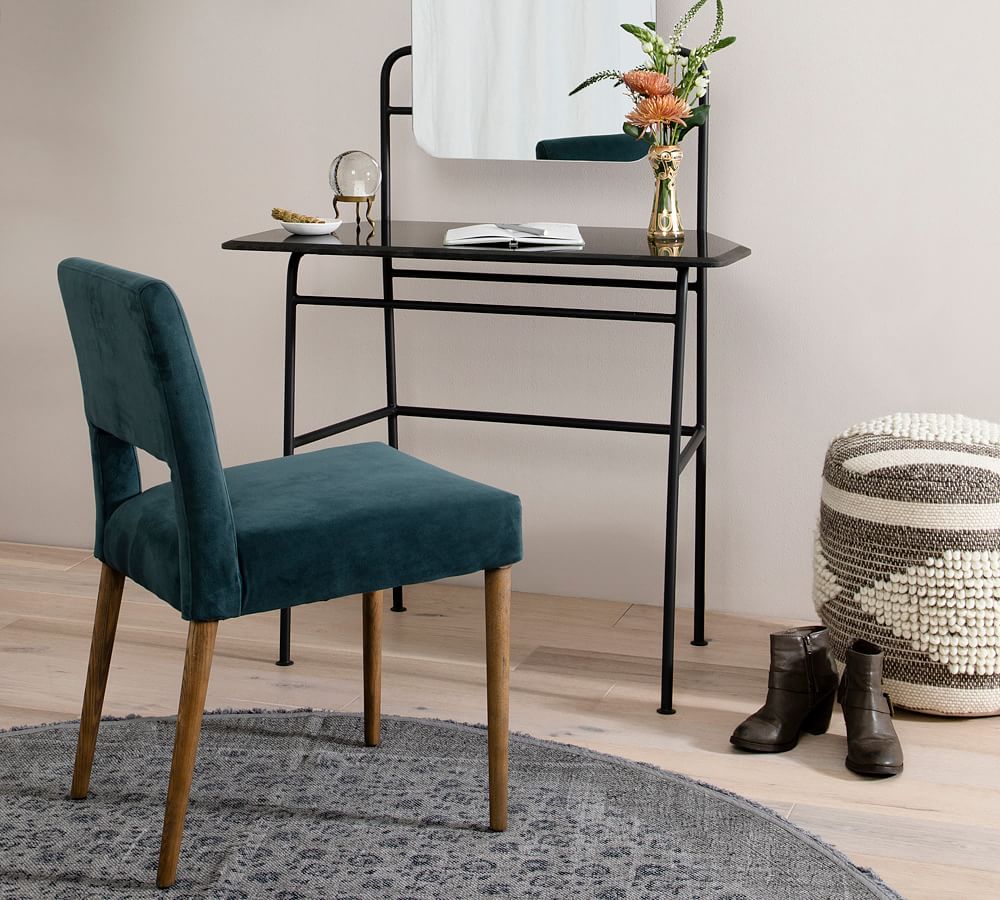 Keva Upholstered Dining Chair Set of 2 Pottery Barn