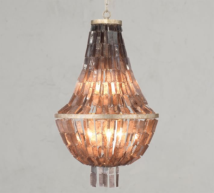 mother of pearl chandelier lighting