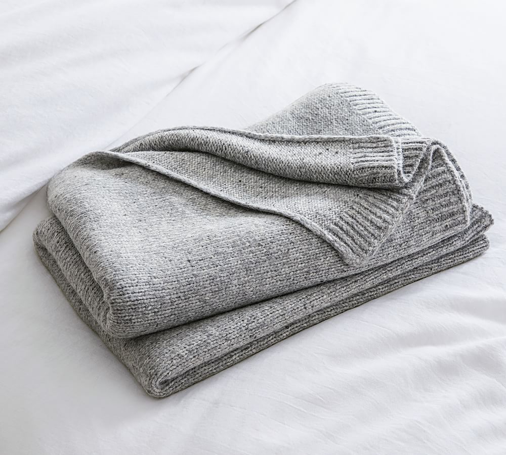 Cozy Sweater Knit Blanket | Pottery Barn