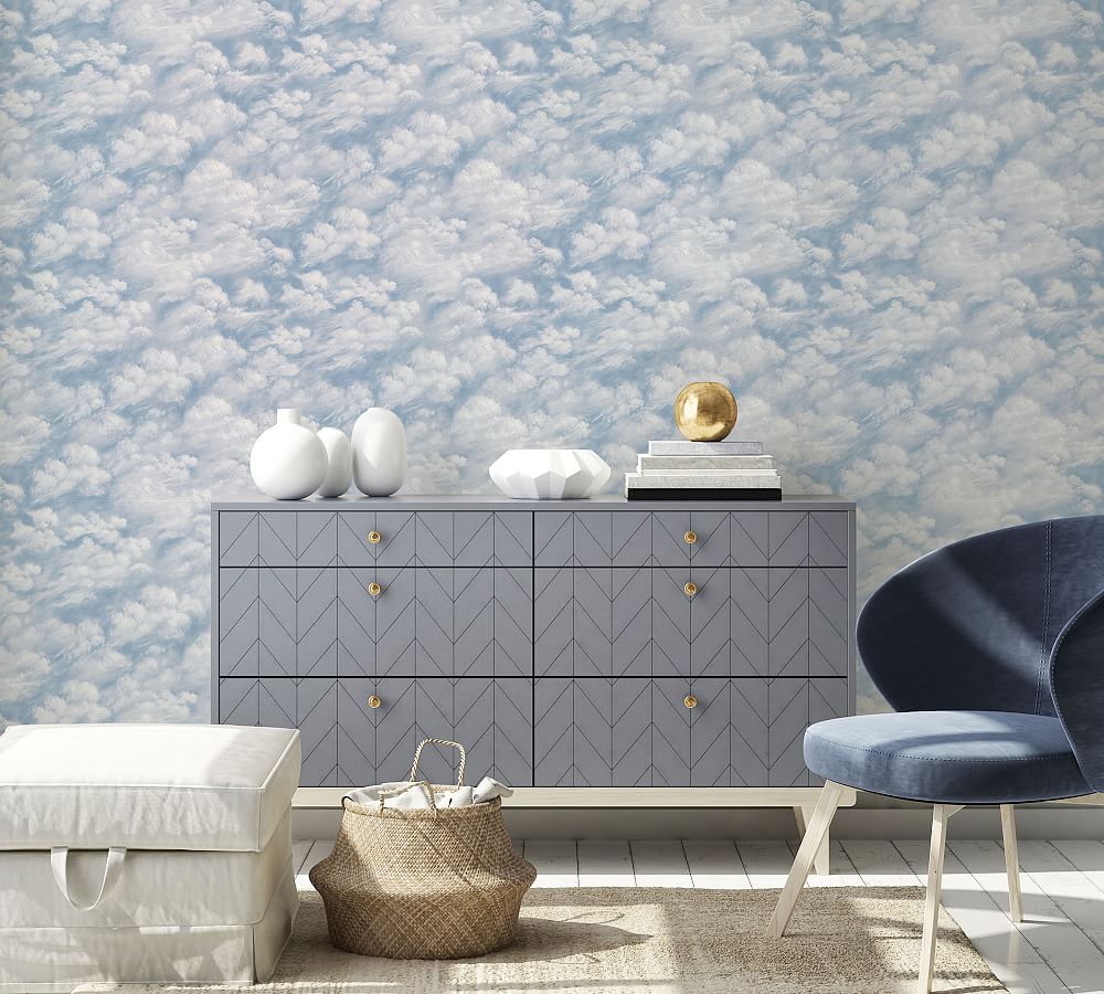 Clouds & Sky Removable Wallpaper Pottery Barn