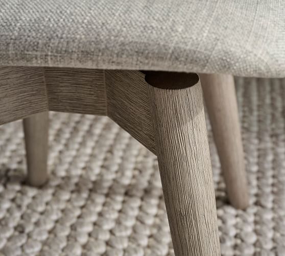 Zoe Upholstered Swivel Desk Chair Pottery Barn