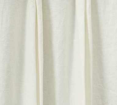 Belgian Flax Linen Pinch Pleat Curtain | Pottery Barn