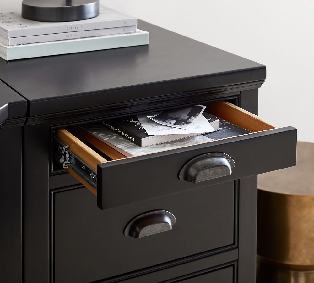 Aubrey Corner Desk with Bookcase & File Cabinet | Pottery Barn