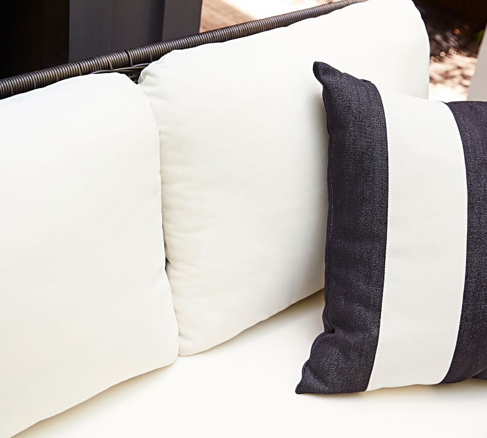 Tulum AllWeather Wicker 47" Patio Loveseat Pottery Barn