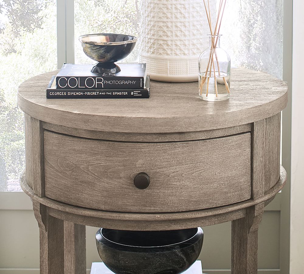 Toulouse Round Nightstand Pottery Barn