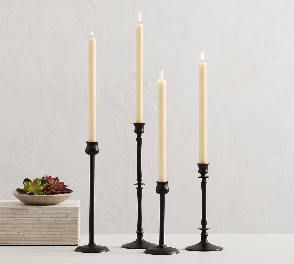 Booker Candlesticks Set of 4 Candle Holder Pottery Barn