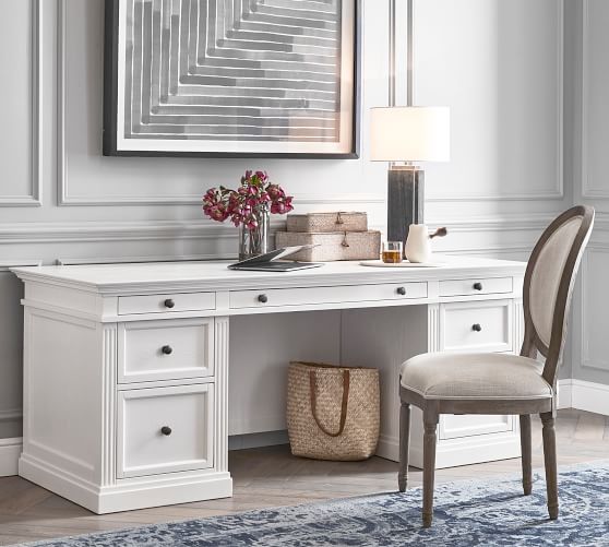 pottery barn livingston executive desk