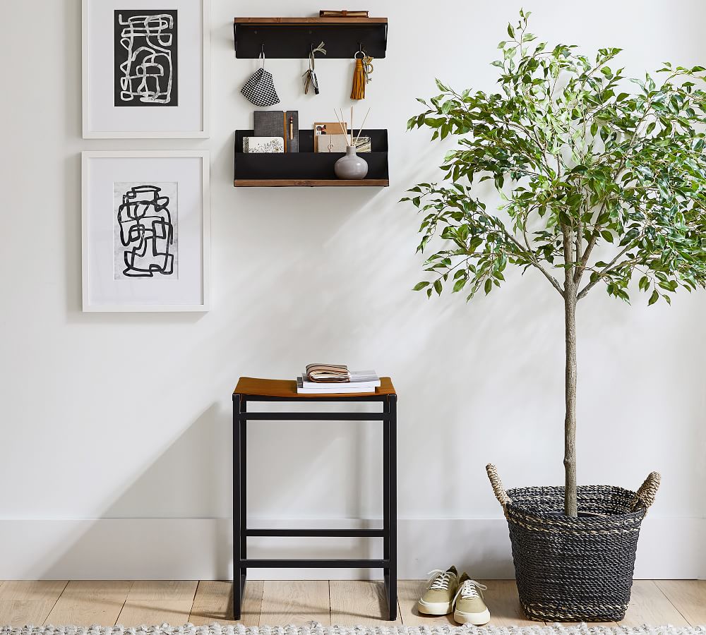 Pottery Barn Hardy Backless Leather Bar & Counter Stools Yorkdale Mall