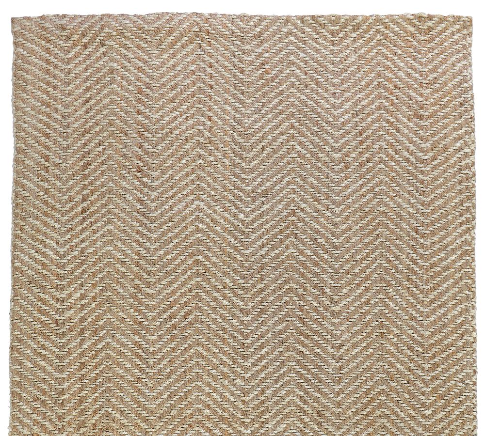 OPEN BOX Benton Herringbone Jute Rug Pottery Barn