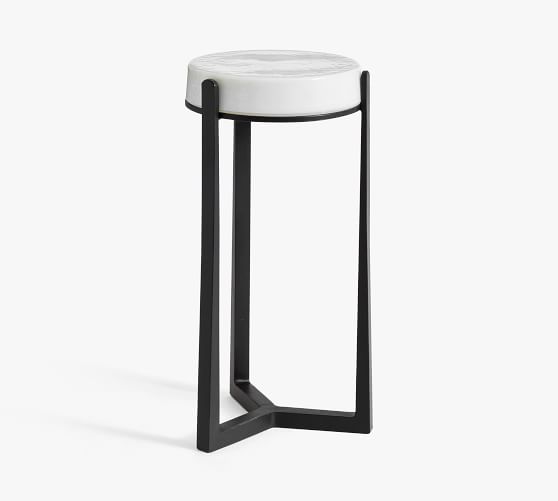 cori glass accent table