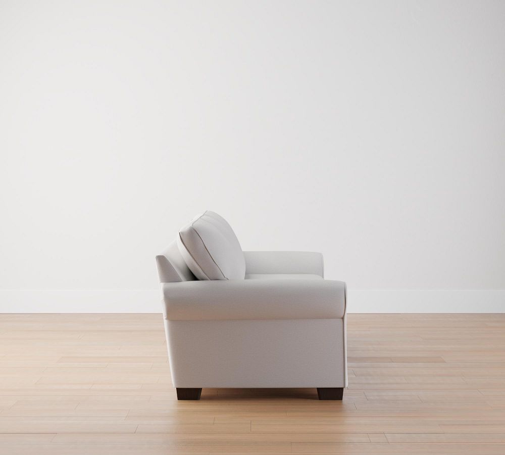 Buchanan Roll Arm Upholstered Sleeper Sofa with Memory Foam Mattress